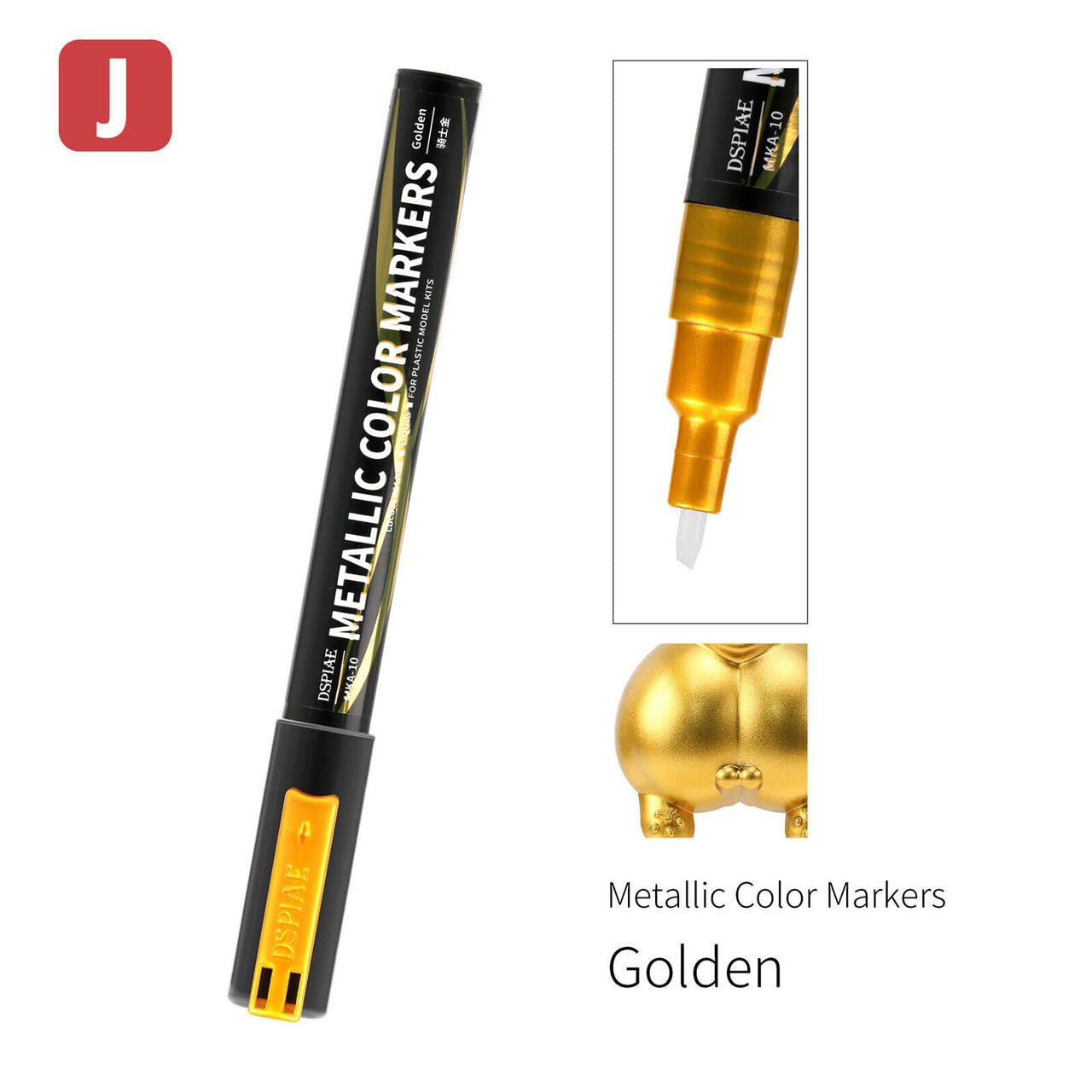 DSPIAE Tools Color Marker Super Metallic Golden MKA10